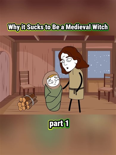 Why it Sucks to Be a Medieval Witch Part 1 #fyp #usa #animation #animated #viral