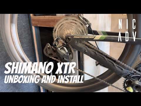 Shimano XTR Di2 Unboxing and Install | First Look at the Future of MTB Drivetrains