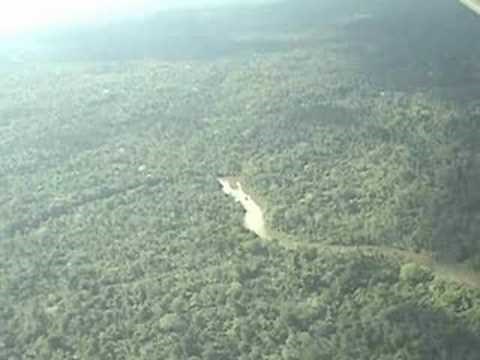 Flying Over the Amazon Jungle