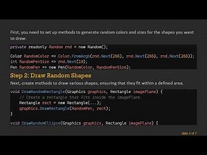 How to Randomize Drawings in C# Windows Forms Application
