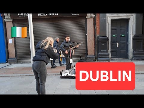 Dublin Ireland Street Singer Shocks Everyone on Henry Street Dublin 🇮🇪🎤#dublin#ireland #viralvideo