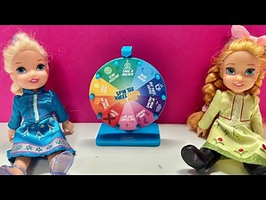 Fun sleepover games with Elsa and Anna toddlers and friends