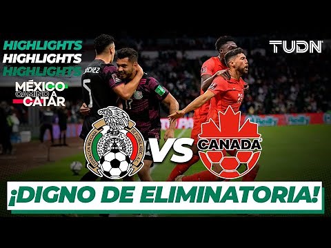 Resumen y goles | México vs Canadá | Eliminatoria Catar 2021 | TUDN