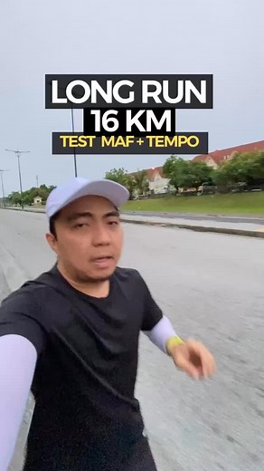 VLOG LONG RUN 16KM Long 90 min morning run with Sub Tempo Run 🏃🏻‍♂️ Jangan lupa spray perfume dari @kahfeveryday.my barulah korang wangi selalu. Baralah yakin nak long run. “Story best, kita kongsi” Semoga bermanfaat #MalaysiaRunner #tipslari #TipsLongRun #MAFTraining #BaseTraining #Endurance #WeightLoss #KongsiTipsLari #JomSihat #CeritaLari #RunNyem | Hazim Nyem