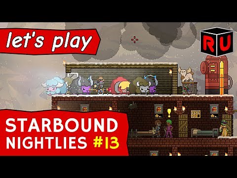 Starbound 1.0 preview: Fluffalo farming & mannequins | Let's play Starbound nightly builds ep 13