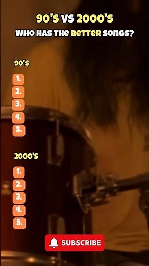 90's vs 2000's Who Has the Better Songs? 🔥🎶