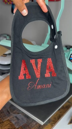 10K views · 17 reactions | Personalized Baby Bib ❤️Customize this...