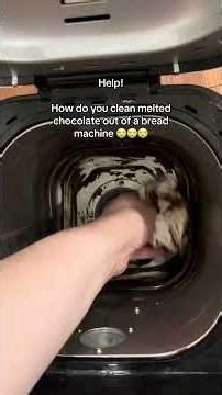Part one: Cleaning my bread machine after a chocolate disaster! 😭#cleanwithme #breadmachine