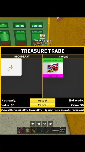 Getting Frame Break in Bloxfruits from Trading Skins #bloxfruits #roblox #shorts