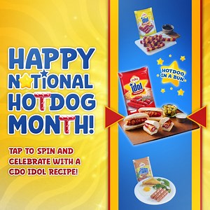 12K views · 4.8K reactions | Talagang delicious ang bawat dish! May meaty, cheesy, o chicken sarap na fit sa any craving ng family with CDO Hotdogs! National Hotdogs Day, Mommies! Bili na sa pinakamalapit niyong grocery o supermarket! Shopee: https://bit.ly/CDOIdolShopee Lazada: https://bit.ly/CDOIdolLazada Tiktok Shop: https://bit.ly/CDOTiktokShop Grabmart: https://tinyurl.com/GMCDOFoodStore #CDOIdol #hotdog #cheesedog #Sulit #Idol #Idolicious #chickenhotdog | CDO Idol | Facebook
