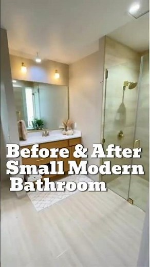 Watch This Small Bathroom Makeover | Before & After| Simple & Beautiful House Design
