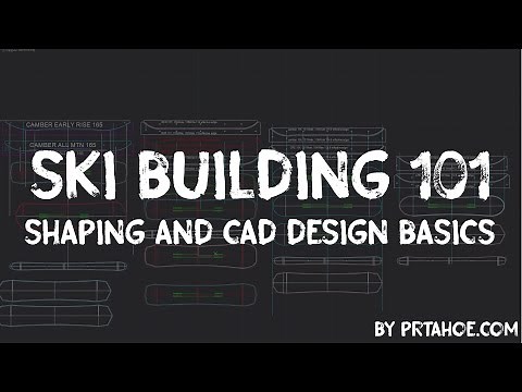 How to design downhils skis and mold in with CAD for you home DIY ski build.