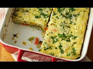 Easy Cheesy Quiche Slice | One Pot Chef