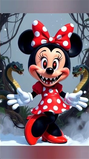 Minnie Mouse, horor versions #short #vairal #trending