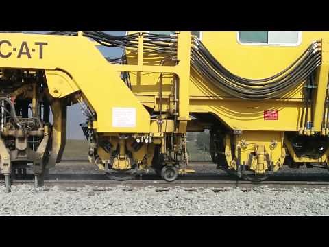 DYNA-CAT railroad track tamping machine