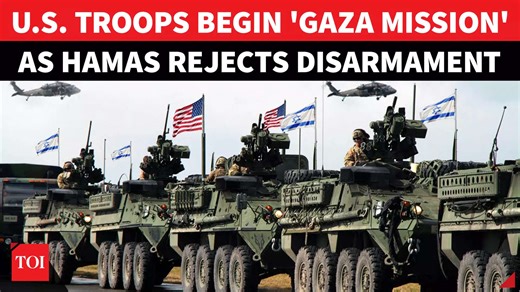 American Troops Land In Gaza Backyard Hours After Hamas Rejects Trump Surrender Call, Int'l Control
