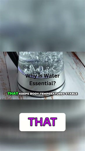 Why Water is Essential: Chemistry & Life Secrets #shorts