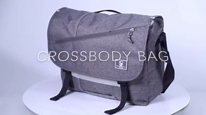 OIWAS Messenger Bag for Men, 14 Inch Laptop Crossbody Bags Women Casual Satchel Shoulder Bag College Travel Office Briefcase