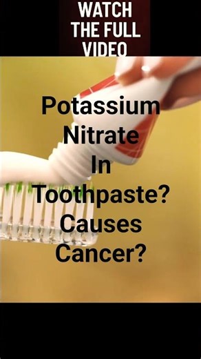 Potassium Nitrate In Toothpaste Ayurvedic Medicine Sensitive Teeth Cancer Risk? Ayurvedic Remedies