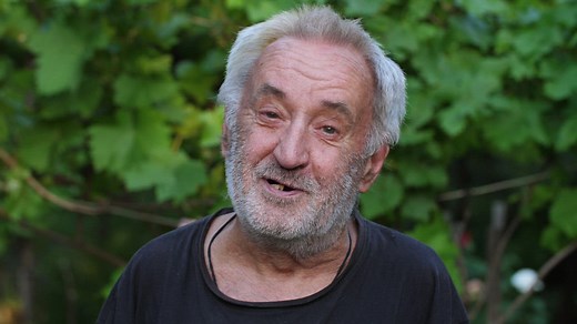 Old man smiling, portrait - Free Stock Video