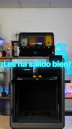 18K views · 379 reactions | La GRAN apuesta de  Creality Después de semanas probando la Creality K2 Plus Combo (con CFS) este domingo te traemos la review completa en Youtube. Y aquí puedes ver un avance del vídeo... ¡Nos vemos este domingo!  #control3d #impresion3d #impresora3d | Control 3D | Facebook