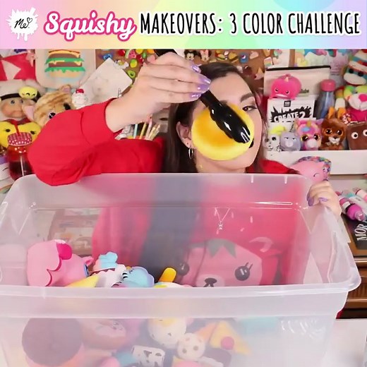 101K views · 3.1K reactions | Today I'm doing a 3 Color Challenge Squishy Makover!! I'm choosing them all at random  | Moriah Elizabeth | Facebook