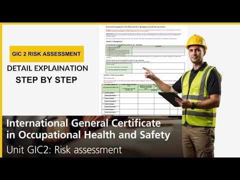 NEBOSH GIC2 Practical Risk Assessment | Section 1 & 2 Explained | Construction Example l PART 01 |