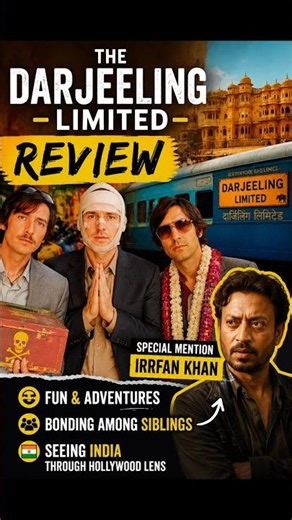 Hollywood Sees India Like THIS?! 🇮🇳🔥 | The Darjeeling Limited Review