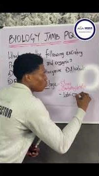 2026 JAMB Likely Question — Learn Excretion in plant products in 5mins!💪🔥