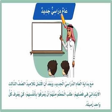 A New School Year | 3rd Grade Primary, First Semester | My Language | Saudi Curriculum | Teaching...