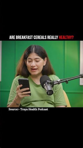 Are Breakfast Cereals Really Healthy? 🥣 #FoodPharma #Nutrition #Truth
