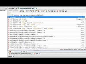 make Web Browser Using Java Program