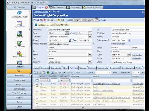 ConnectWise - Creating an Activity for Following up