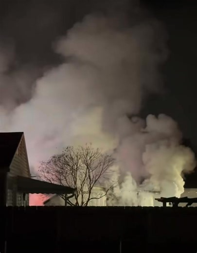 Harrison Fire and multiple mutual aid departments are responding to a structure fire on Jefferson Street in Harrison involving a detached garage. According to a witness, no one was inside the garage or the home at the time of the fire. The property is located at the end of Jefferson Street near the cemetery. Video posted from a follower. 📸: Josh Jamie Bennett | Harrison Happenings