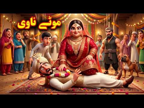 موٹے ناوی | Fat Bride | Pashto Cartoon | Pashto Moral Story