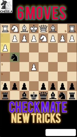 6 Moves Checkmate Trap | Fastest Chess Mate | Beginner Killer Trick