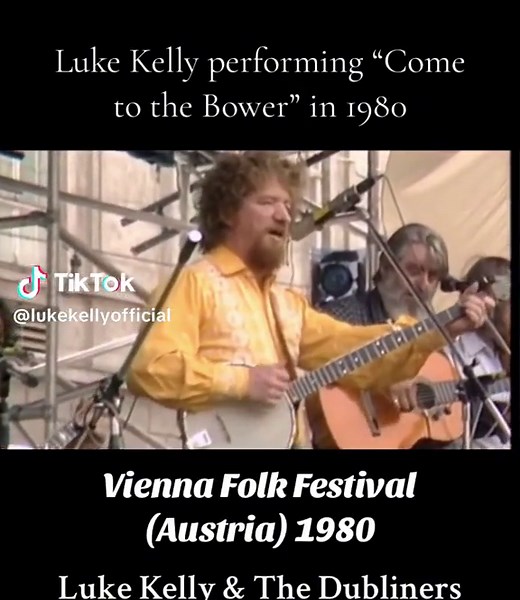 Luke Kelly Performing “Come to the Bower” in Vienna Folk Festival 1980