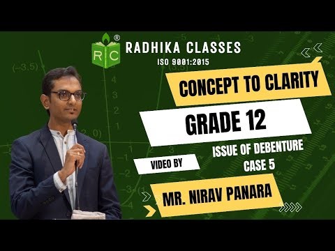 Issue of Debentures — Redemption Part 5 | Solved Example | Class 12 Accounts