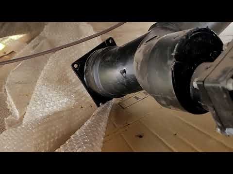 Replacing the Black Dump Tank valve on an R Vision Trail Lite 7270-s.