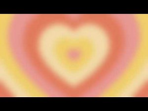 Aesthetic Yellow & Pink Heart Aura Wallpaper for Studying, Focus and Relaxation 3 hours !