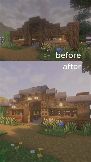 How to add texture in Minecraft! Day 2/31 tips in Jan. #minecraftbuilds #howtobuild #minecrafthowto