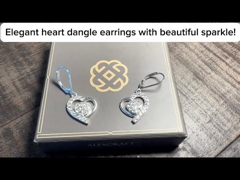 These Sparkly Heart Earrings Are Perfect for Any Occasion!💖✨