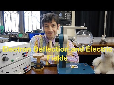 Electron Deflection in Electric Fields - Teltron Electron Deflection Tube - F-J's Physics - Video 97
