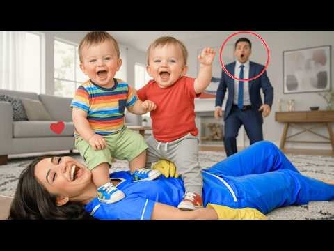 The Millionaire fakes a trip… But the cleaning lady shows love for her two sons…