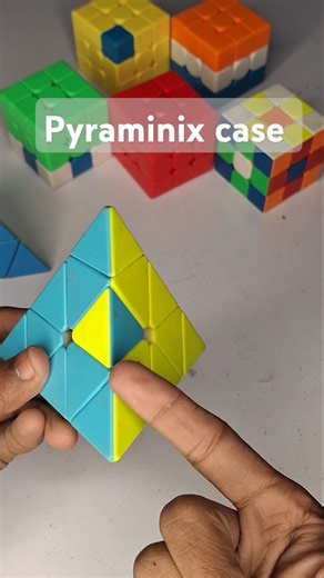 That one PROBLEM with PYRAMINX 🤯#cubing #problem #trending #shorts