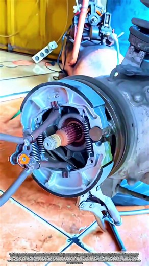 DIY Motorcycle Maintenance: Brake Shoe Installation Hack #job #works #skills #tools #tips