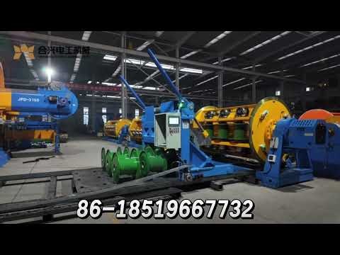 Horizontal loading system for rigid strander