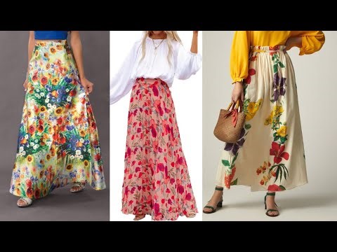 Summer Long Skirt Outfit Ideas