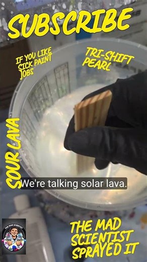 spraying paint on Harley Davidson parts. mixing up a tri-shift pearl, sour lava #automobile ##fyp