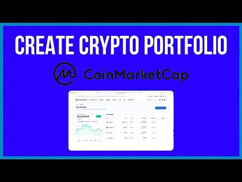 🔥 How to Create a Portfolio on Coinmarketcap (Step by Step)